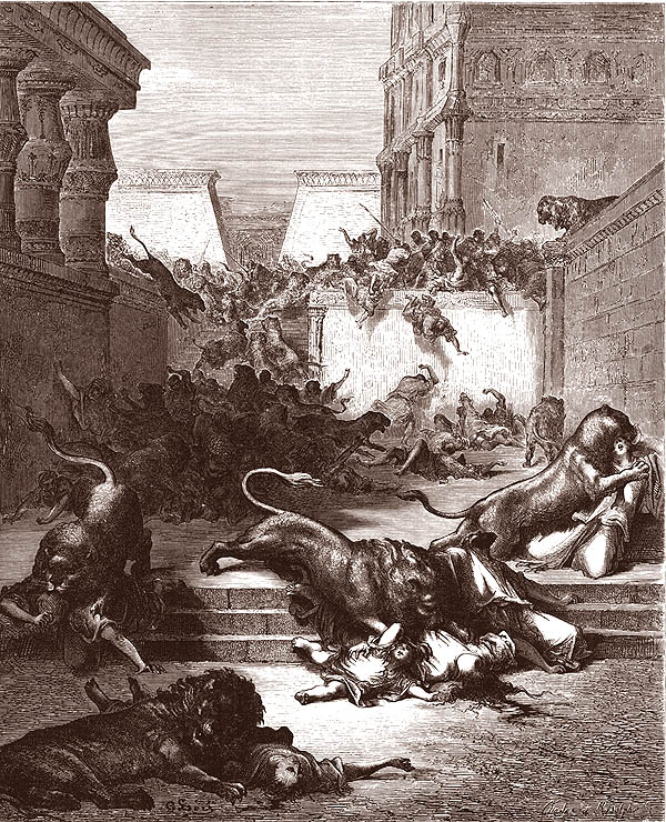 I LEONI SBRANANO GLI STRANIERI RE II, 17,26